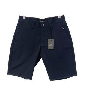 Brixton- Toil 2 Dark Blue Flat Front Men Shorts- 28